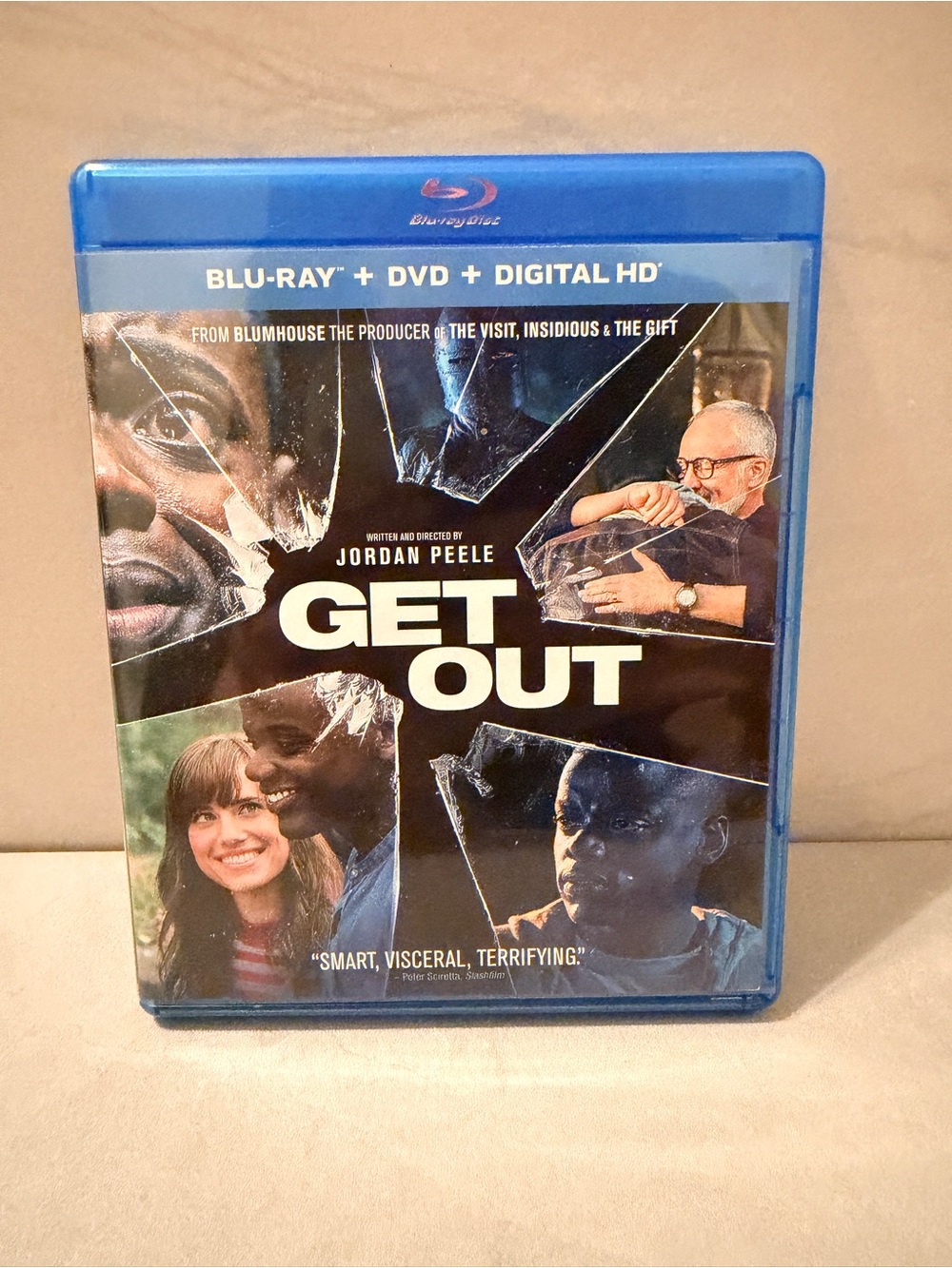 Get Out (Blu-ray, DVD 2017) Pre Owned